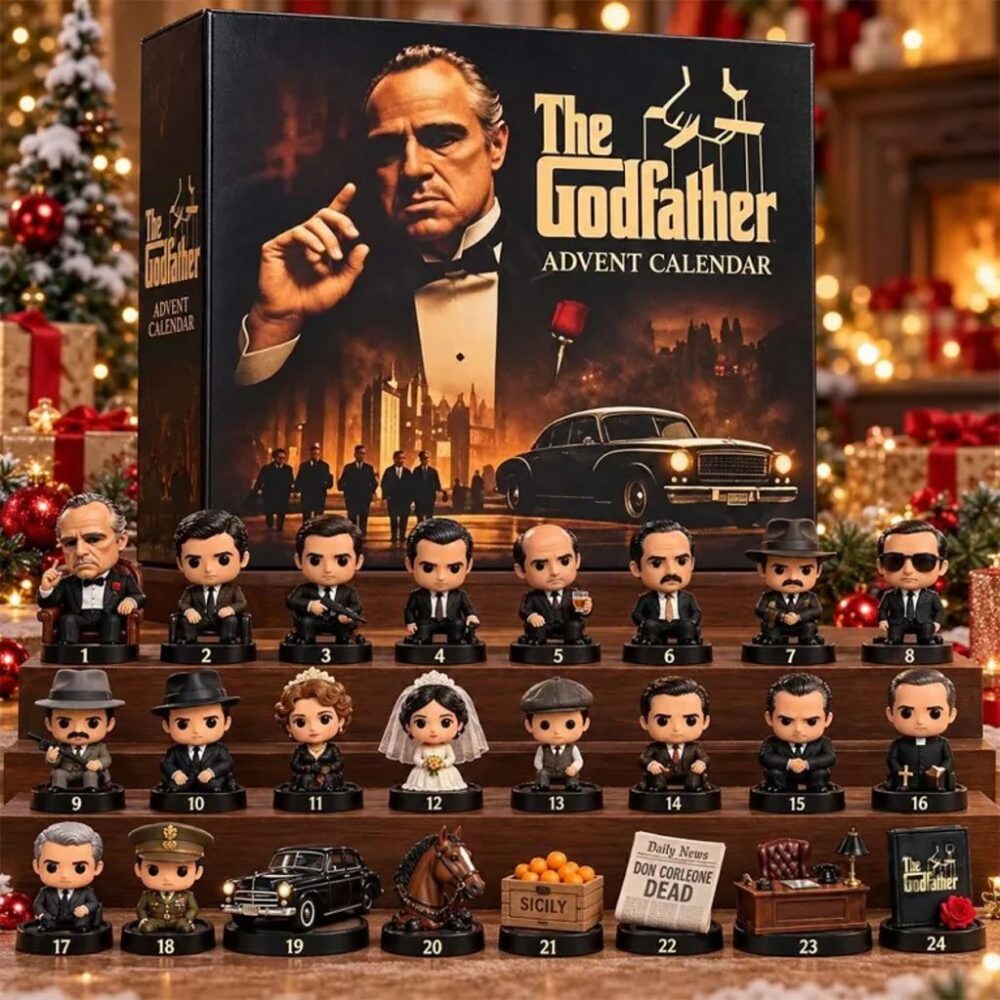 The Godfather Advent Calendar 2026 Movie Collectibles Holiday Countdown Box Christmas Ornament