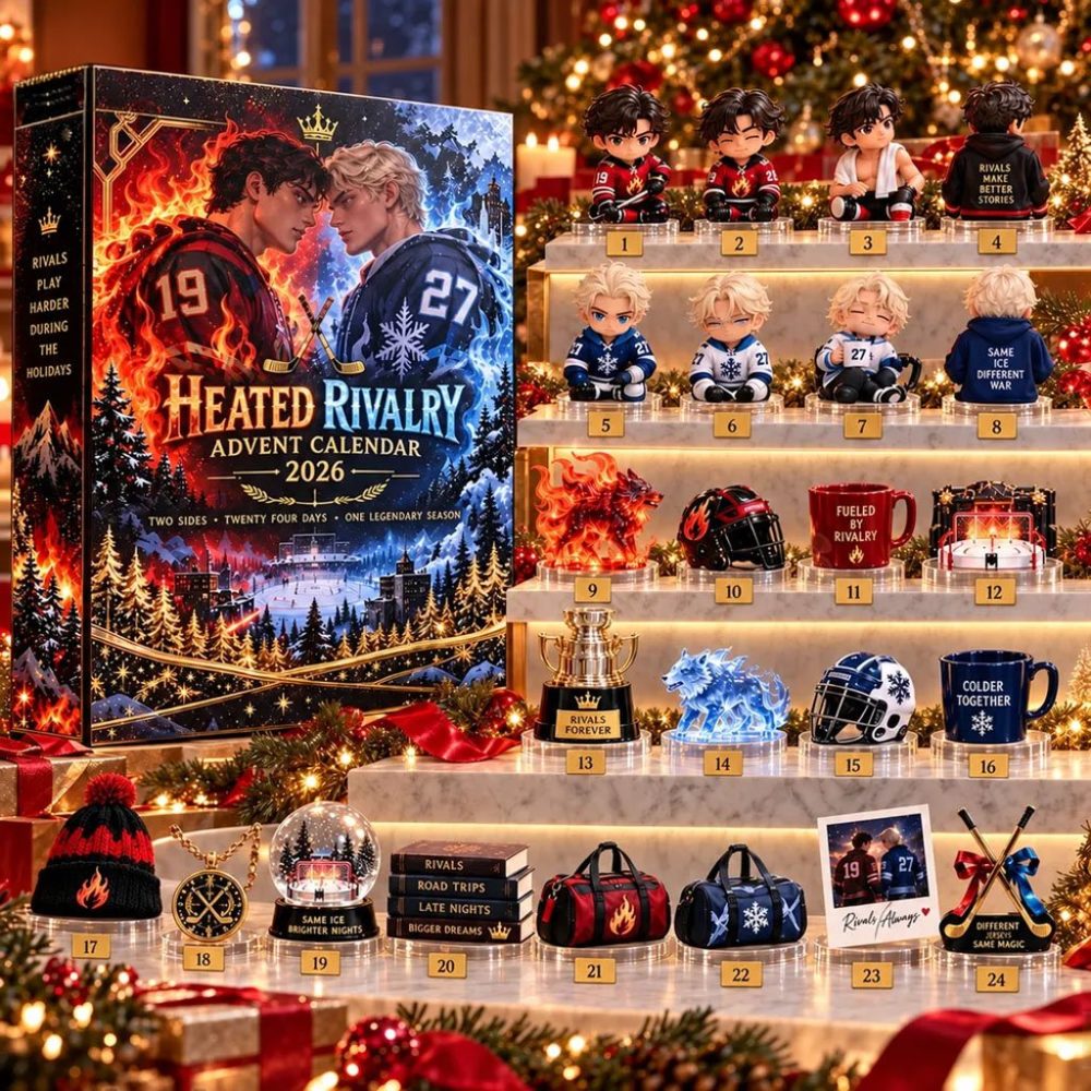 Heated Rivalry Advent Calendar 2026 Hockey Romance Christmas Ornaments Heated Rivalry Merch
