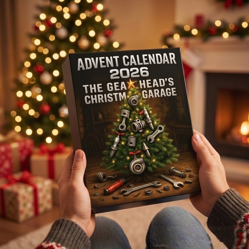 Gearhead Garage Advent Calendar 2026 24 Day Holiday Surprise Gift Ideas For Car Enthusiasts, 3D Acrylic Collectibles