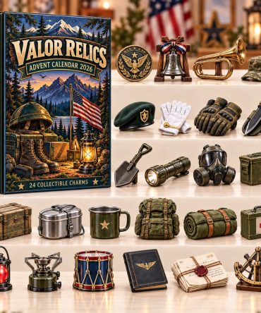 Valor Relics Advent Calendar 2026 Military Gear Charms 24 Days Countdown Soldier Gift, 3D Acrylic Collectibles