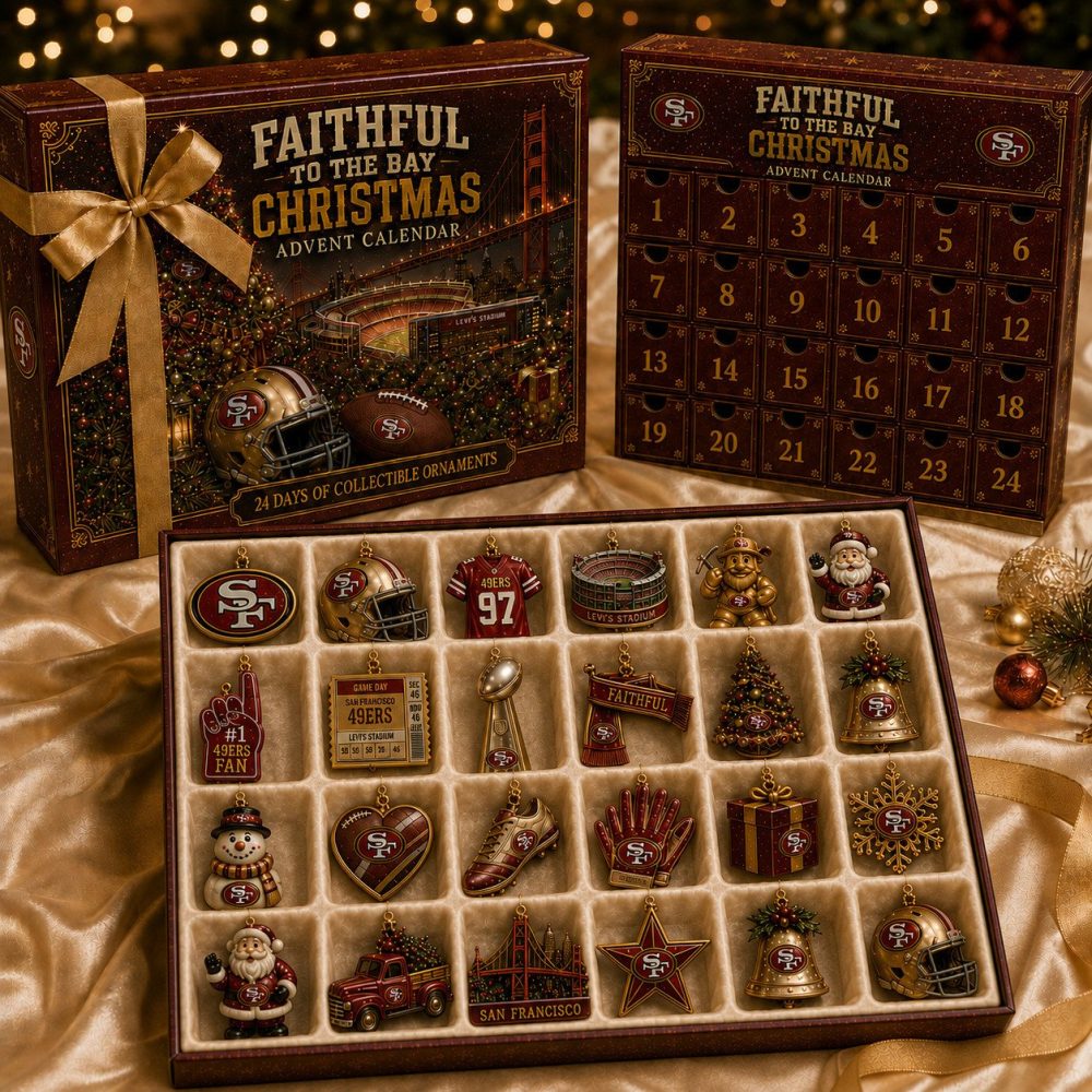 Kansas City Chiefs Football Merch Advent Calendar Chiefs Season Countdown Gift For Wife, 3D Acrylic Collectibles