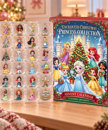 Disney Princess Enchanted Christmas Advent Calendar Holiday Ornament Blind Box Daughters Gifts