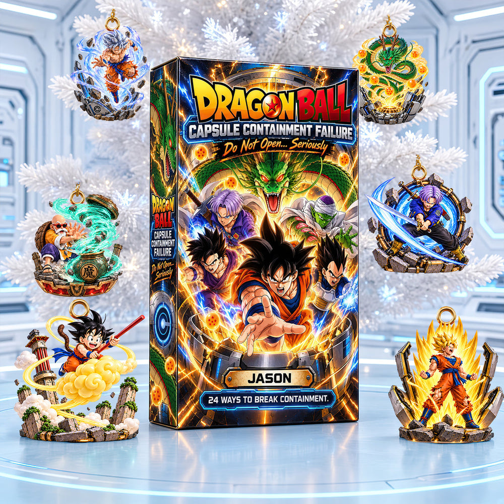 Personalized Dragon Ball Advent Calendar Anime Warrior Christmas Ornaments Blind Box Son Gifts