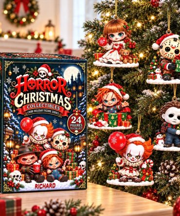 Personalized Horror Christmas Advent Calendar Xmas Ornament Blind Box Gifts For Scary Fans