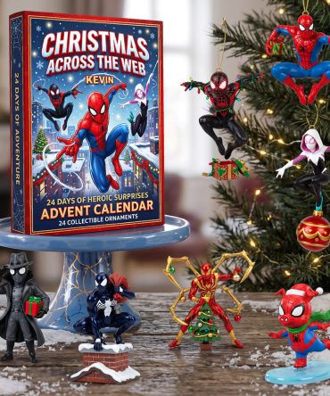 Personalized Spider-Man Christmas Across The Web Advent Calendar Xmas Ornaments Blind Box'