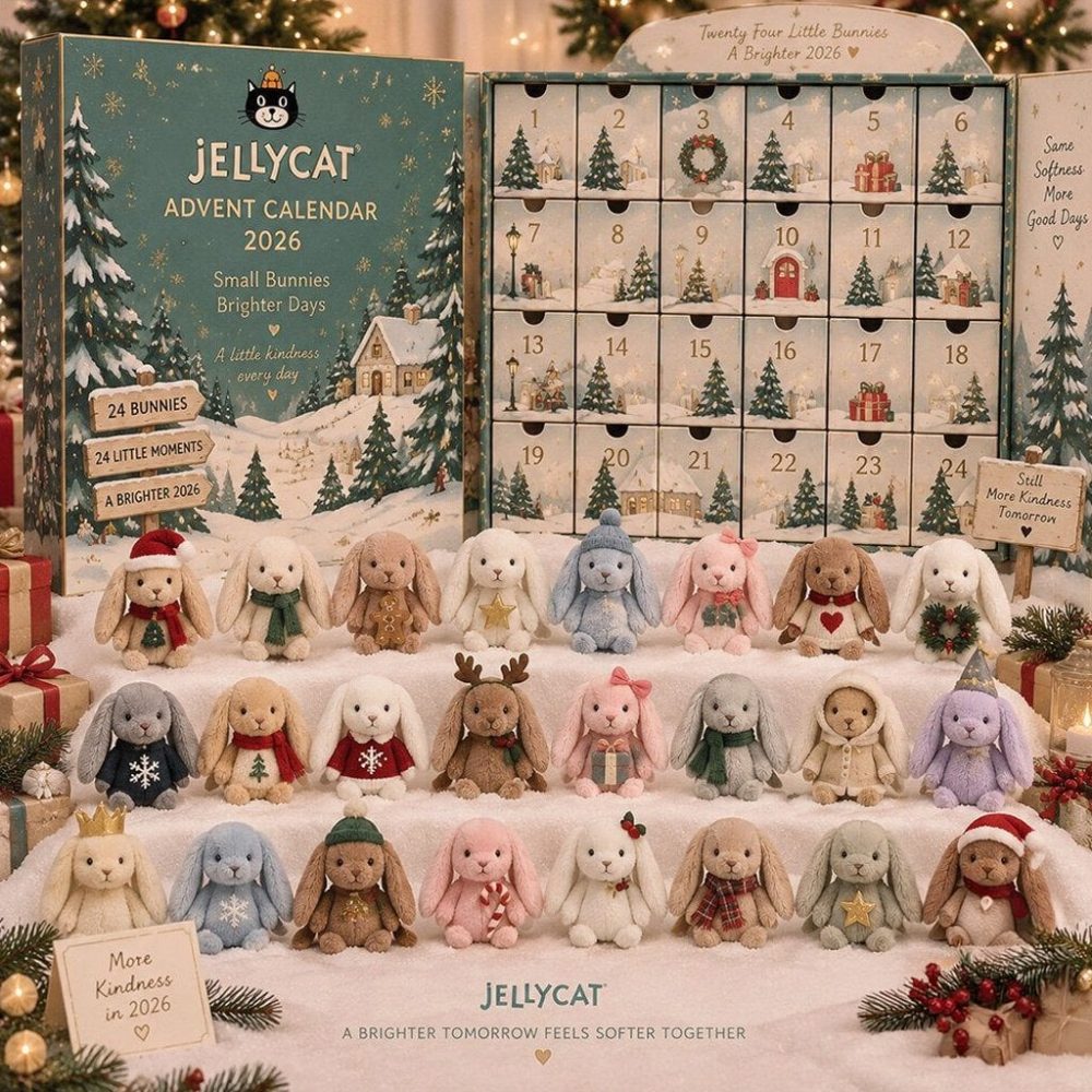 Jellycat Advent Calendar 2026 Christmas Surprise Box Xmas Tree Ornaments Jellycat Merch Gifts