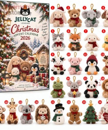 Jellycat London Christmas Advent Calendar 2026 Surprise Box Xmas Tree Ornaments Holiday Decor