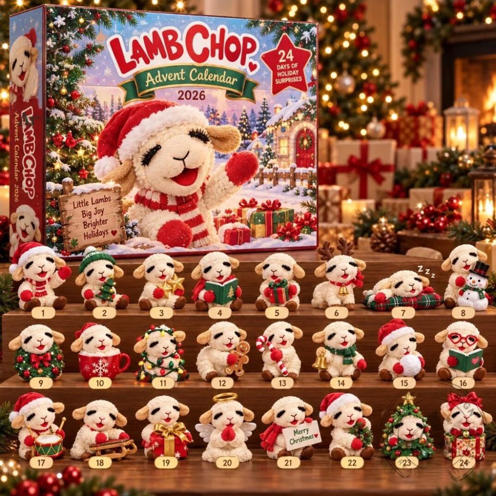 Lamb Chop Christmas Advent Calendar 2026 Holiday Surprises Xmas Tree Ornament Lamb Chop Merch