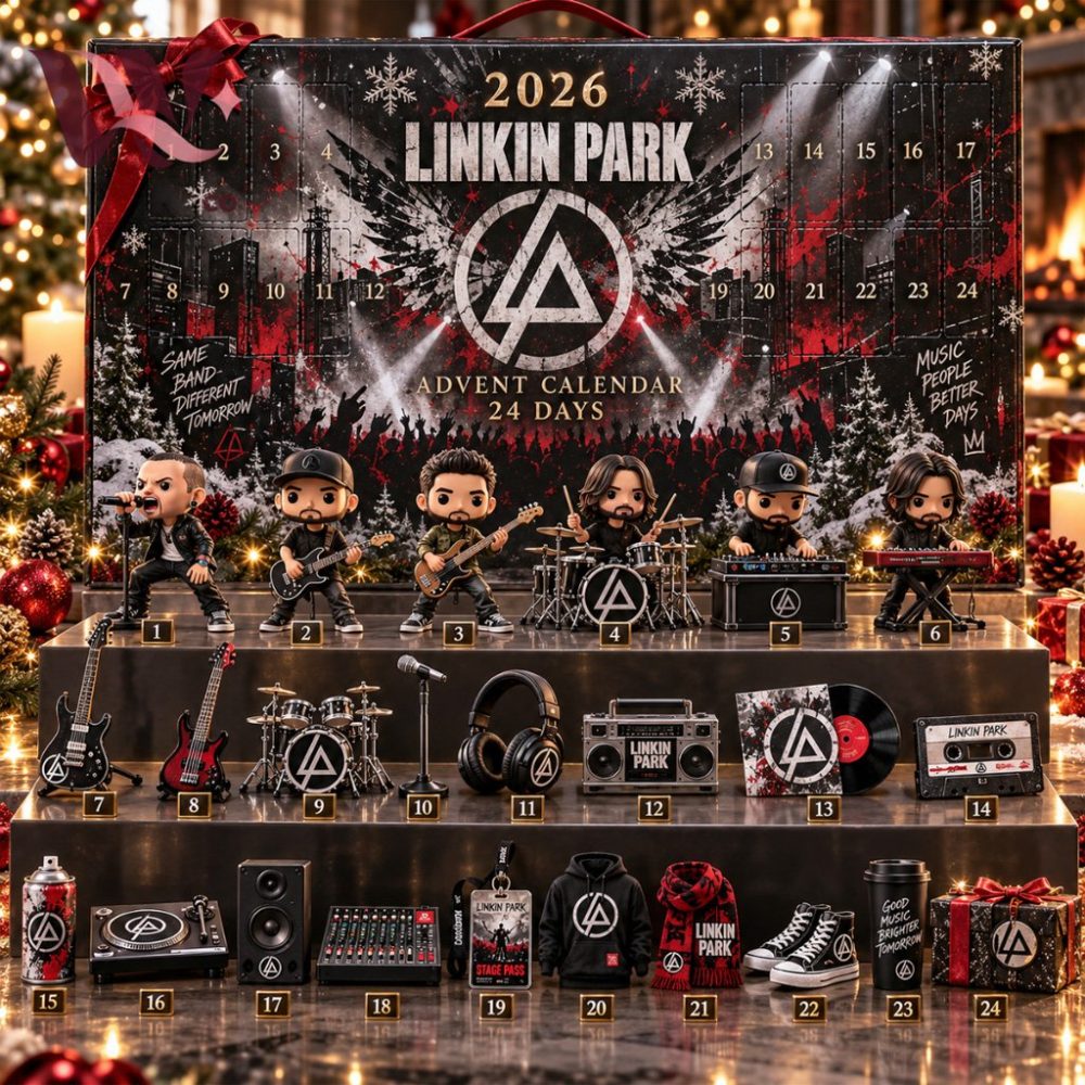 Linkin Park Christmas Advent Calendar 2026 Xmas Ornaments Collectible Band Countdown Box