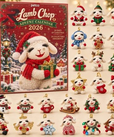 Petco X Lamb Chop Christmas Advent Calendar 2026 Collectible Holiday Lamb Ornaments Countdown