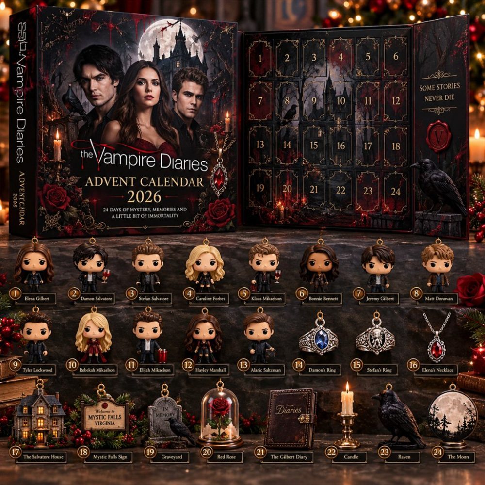 The Vampire Diaries Christmas Advent Calendar 2026 Collectible Mystic Falls Ornaments Countdown