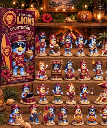 Afl X Brisbane Lions X Bluey Tropical Journey Advent Calendar 24 Days Of Halloween Ornaments