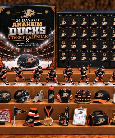Anaheim Ducks Advent Calendar 24 Days Of Hockey Ice Christmas Ornament Anaheim Ducks Merch