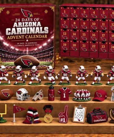 Arizona Cardinals Advent Calendar 24 Days Of American Football Christmas Ornament Decorations