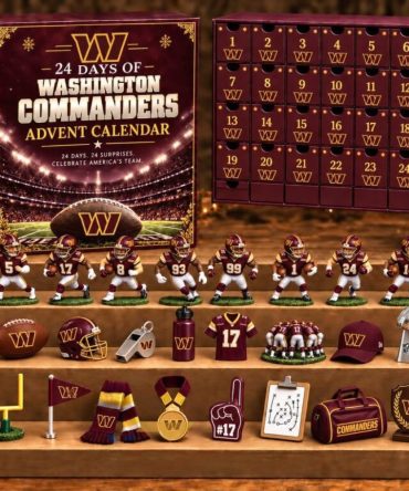Washington Commanders 24 Days Of American Football Advent Calendar 2026 Xmas Tree Ornaments