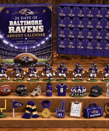 Baltimore Ravens Advent Calendar 24 Days Of American Football Blind Box Xmas Ornaments