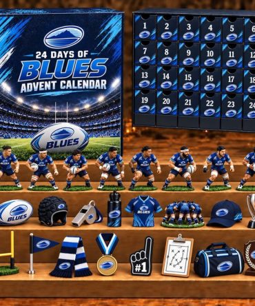 Blues Advent Calendar Christmas Ornament Xmas Tree Ornaments American Football Fan Gifts