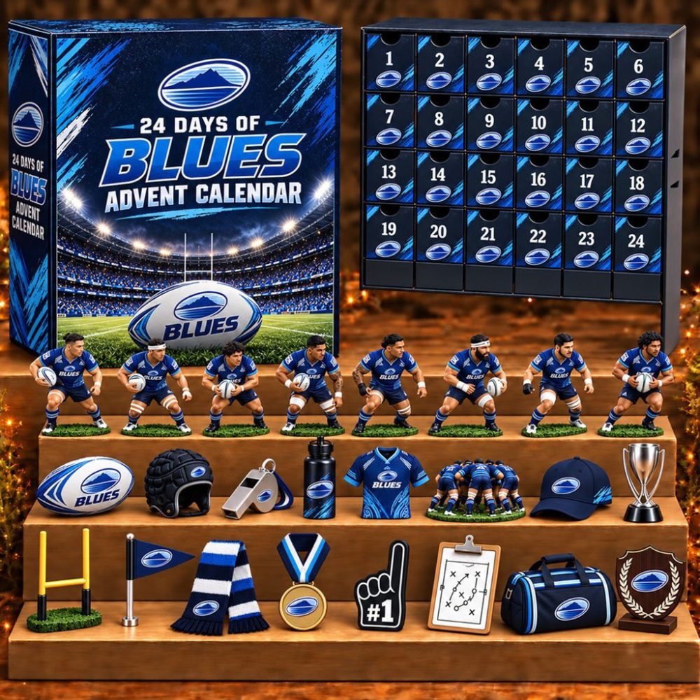 Blues Advent Calendar Christmas Ornament Xmas Tree Ornaments American Football Fan Gifts