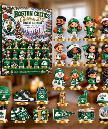 Boston Celtics 2026 Advent Calendar Holiday Countdown Christmas Ornament Boston Celtics Merch