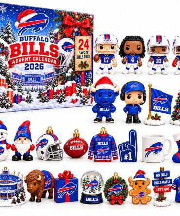 Buffalo Bills 2026 Advent Calendar Bills Pride Christmas Ornaments Surprise Box Gift For Fans