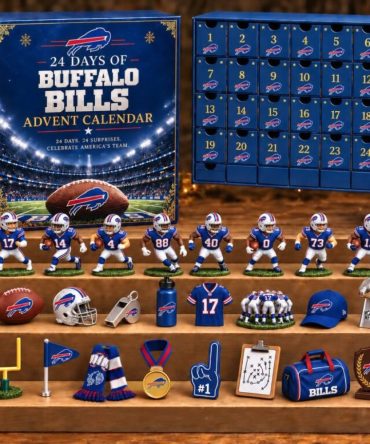 Buffalo Bills Advent Calendar American Football Christmas Ornaments Buffalo Bills Merch Decor