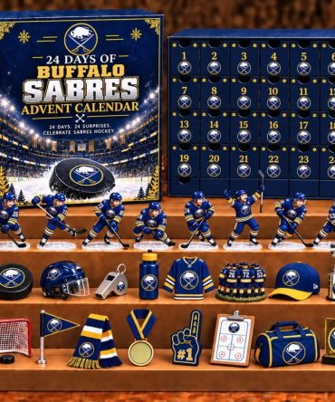 Buffalo Sabres Advent Calendar Ice Hockey Christmas Ornaments Winter Sports Tree Charms Decor