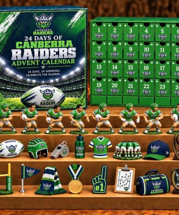 Canberra Raiders Nrl Advent Calendar Holiday Countdown Box Christmas Ornaments Xmas Decor