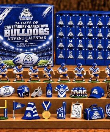 Canterbury-Bankstown Bulldogs Nrl Advent Calendar Countdown Box Christmas Ornaments Xmas Decor