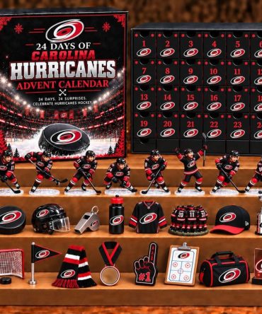 Carolina Hurricanes Advent Calendar Christmas Ornaments Hurricanes Merch Gift For Hockey Fans