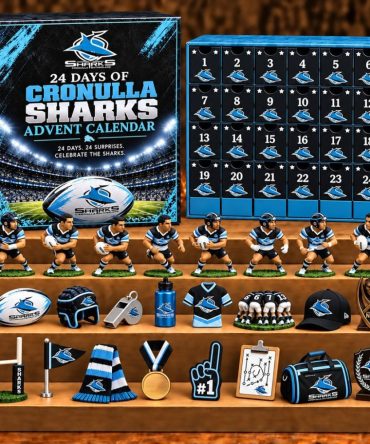 Cronulla-Sutherland Sharks 24 Days Of Super Rugby Advent Calendar Xmas Tree Ornaments