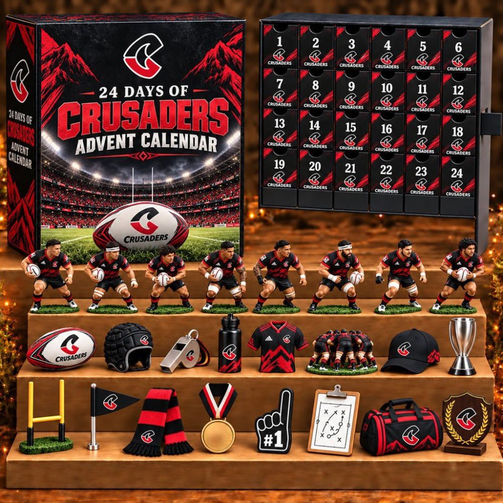 Crusaders X Srp 24 Days Of American Football Advent Calendar Xmas Tree Ornaments Crusaders Merch