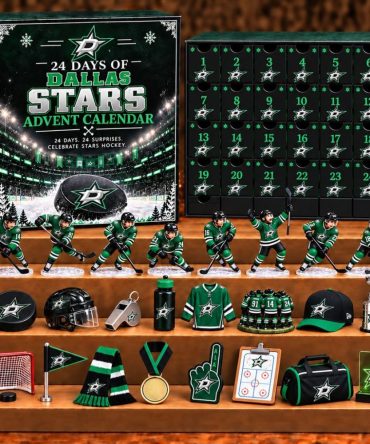 Dallas Stars 24 Days Of Hockey Ice Advent Calendar Christmas Ornaments Dallas Stars Merch