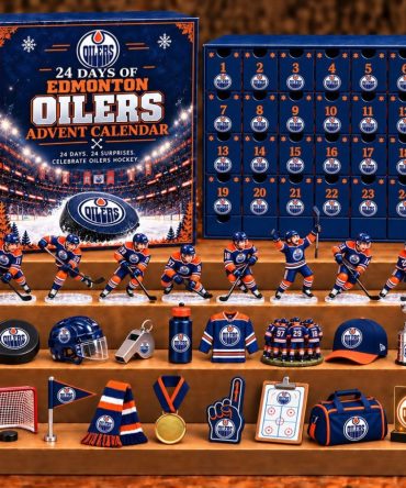 Edmonton Oilers 24 Days Of Hockey Ice Advent Calendar Christmas Ornaments Edmonton Oilers Merch