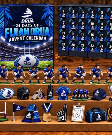Fijian Drua X Srp 24 Days Of American Football Advent Calendar Xmas Ornaments Fijian Drua Merch