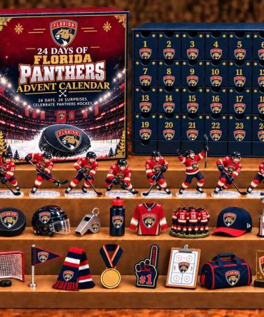Florida Panthers 24 Days Of Hockey Ice Advent Calendar Christmas Ornaments Panthers Merch