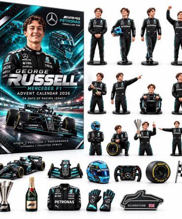 George Russell Merc-Amg Petronas Formula One Team 2026 Advent Calendar Xmas Tree Ornaments