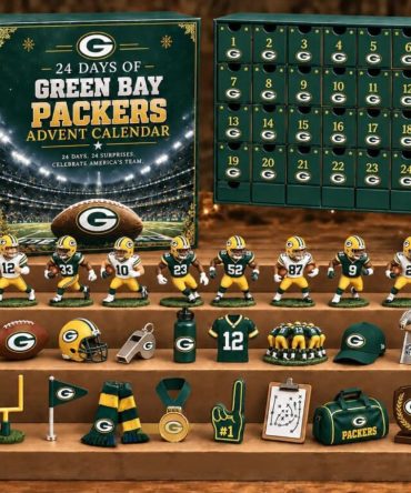 Green Bay Packers 24 Days Of American Football Advent Calendar Xmas Ornaments Packers Merch