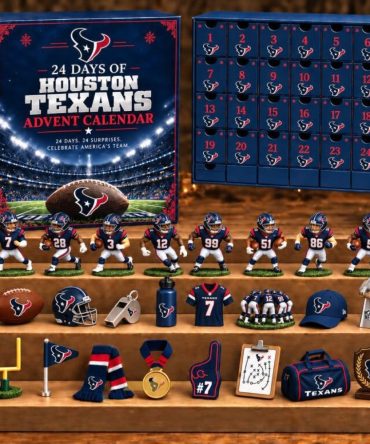 Houston Texans 24 Days Of American Football Advent Calendar Christmas Tree Ornaments Texans Merch