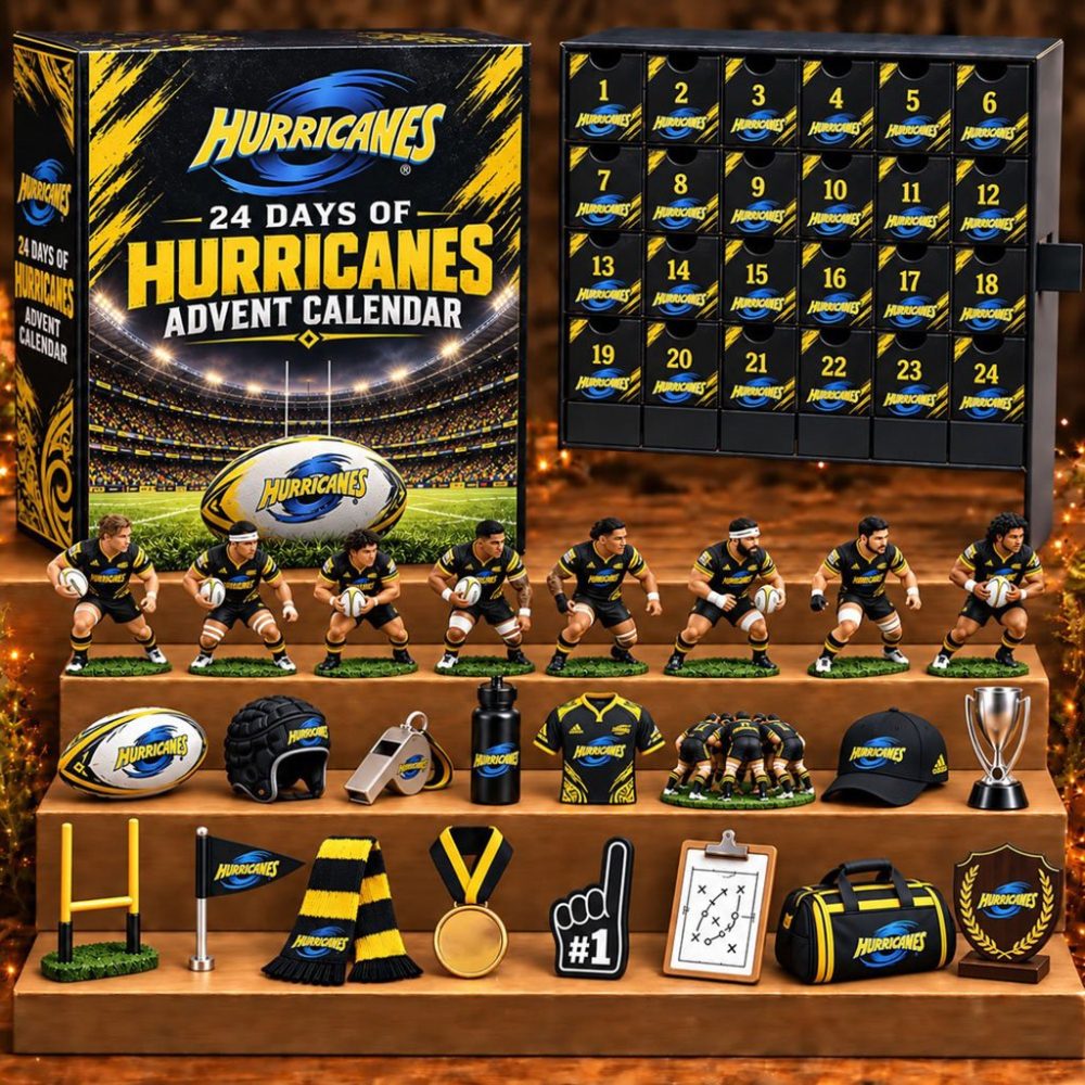 Hurricanes Super Rugby 24 Days Advent Calendar Christmas Mystery Rugby Holiday Ornaments