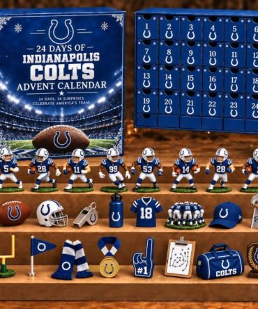 Indianapolis Colts 24 Days Of American Football Advent Calendar Christmas Ornament Collection