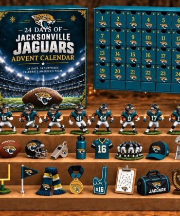 Jacksonville Jaguars 24 Days Of American Football Advent Calendar Christmas Ornament Collection