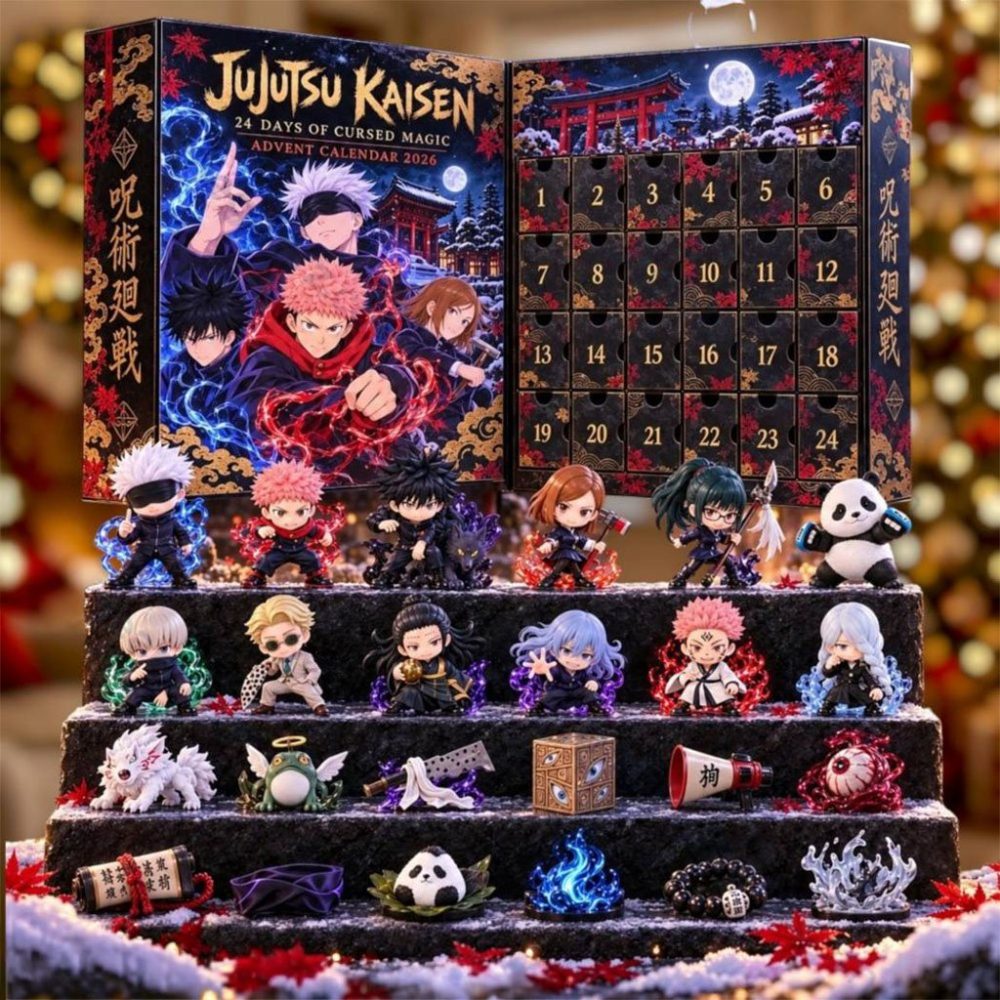Jujutsu Kaisen Anime Chibi Advent Calendar 2026 Christmas Ornament Countdown Gifts For Bff