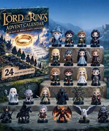 Lord Of The Rings Movie Christmas 24 Days Advent Calendar Holiday Ornament Collection