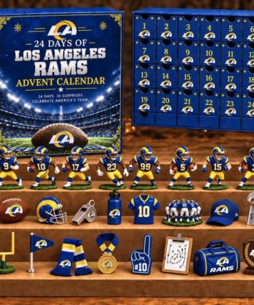 Los Angeles Rams 24 Days Of American Football Advent Calendar 2026 Christmas Ornament Countdown