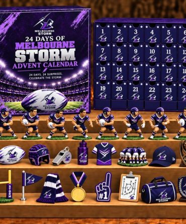 Melbourne Storm X Nrl 24 Days Of Super Rugby Advent Calendar 2026 Christmas Ornaments Decor