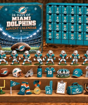Miami Dolphins 24 Days Of American Football Advent Calendar 2026 Christmas Ornaments Fan Gear