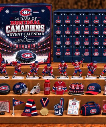 Montreal Canadiens 24 Days Of Hockey Ice Advent Calendar Christmas Tree Hanging Canadiens Merch