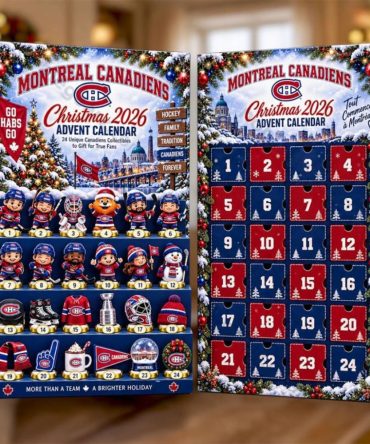 Montreal Canadiens Hockey Advent Calendar Christmas Tree Hanging Decor Montreal Canadiens Merch