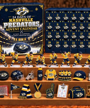 Nashville Predators 24 Days Of Hockey Ice Advent Calendar Christmas Tree Ornament Predators Merch
