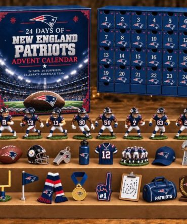 New England Patriots 24 Days Of American Football Advent Calendar Xmas Ornament Patriots Merch